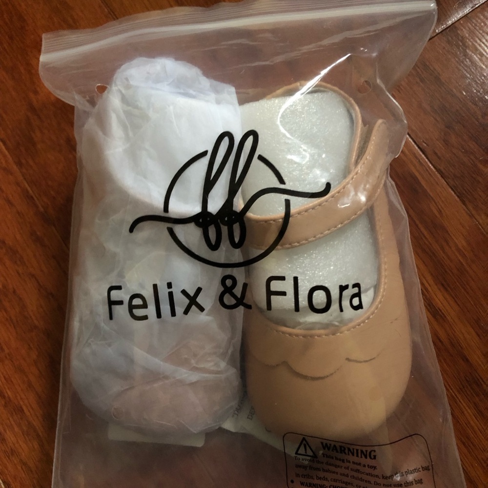 New! Baby Shoes, Mary Jane, Faux Leather